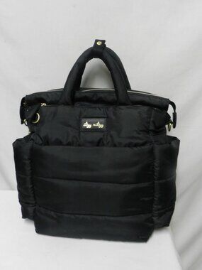 Itzy Ritzy Convertible Diaper Bag backpack black pockets Baby unisex large